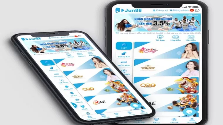 Jun88 có cả phiên bản app mobile Android và iOS